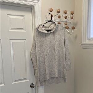 Talbots - Baggy Cozy Plus Petite Hoodie Quarter Sleeve - Neutral - 1xp or Large